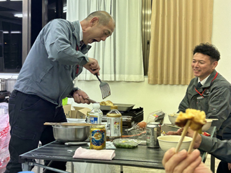 谷さん　だし巻き卵に挑戦